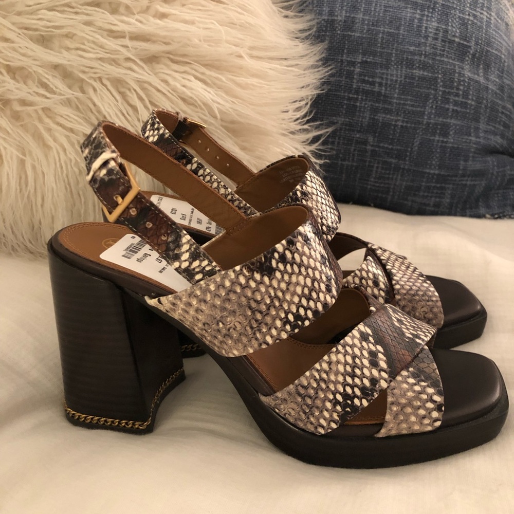 Tory Burch square toe platforms